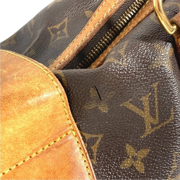 Louis Vuitton Brown Monogram Shoulder Bag - Picture 4 of 10